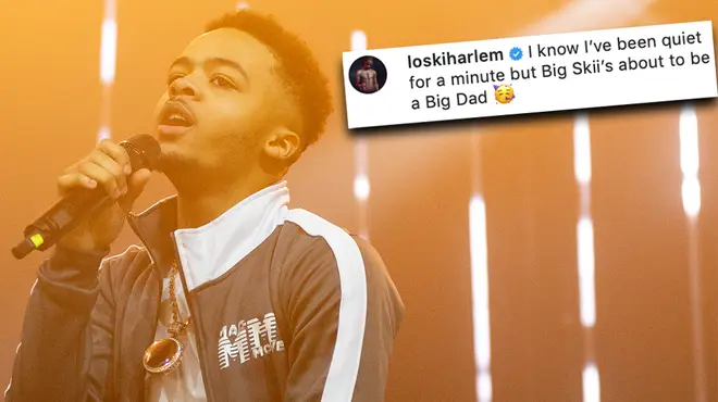 Loski announces he's expecting a baby girl