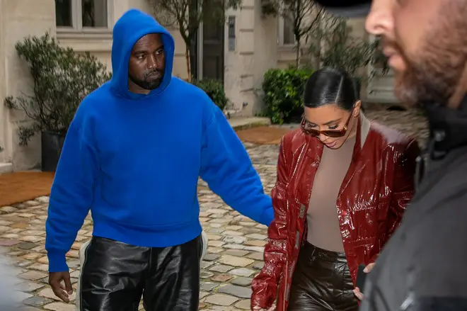 Kanye West requests for Kim Kardashian to "contact him through security"