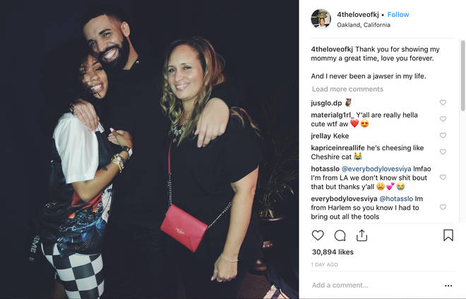 Drake and "Keke" Kyanna Barber