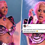 Is Cardi B pregnant? Fans convinced after spotting 'baby bump' at Grammys
