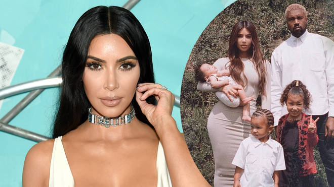Kim Kardashian says Kanye West has been "harassing" her for more children.