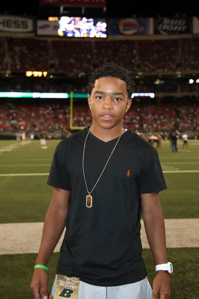 Justin Combs became interested in American football at a young age.