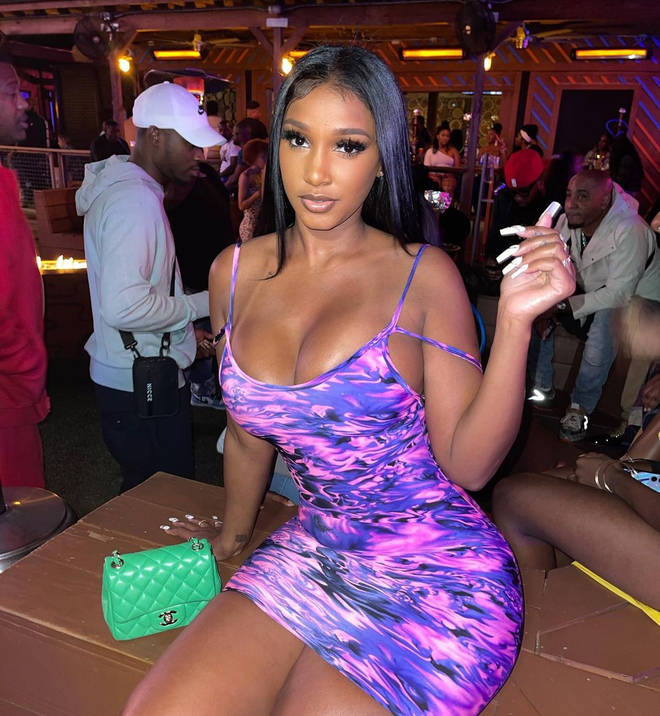 Quavo was linked to Burnice Burgos, Instagram model and owner of sleepwear brand Bold&Beautiful, in early 2018.
