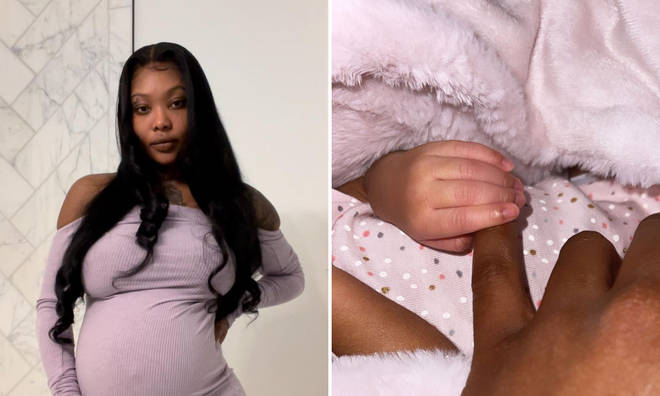 Summer Walker has welcomed her first child, a baby girl, with producer boyfriend London On Da Track.