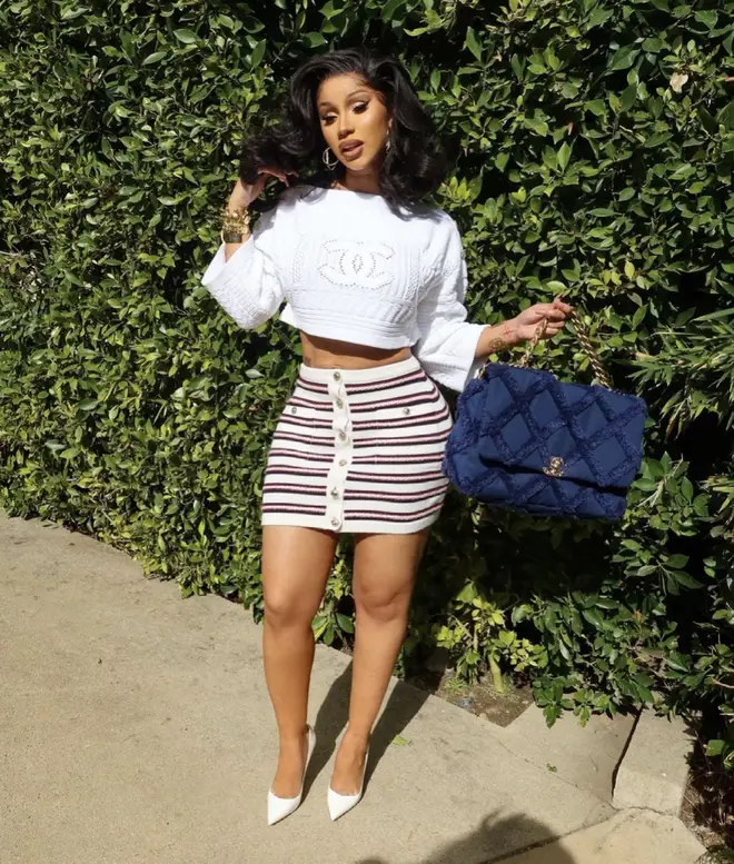 Cardi said she was inspired to create her own haircare products after she received negative comments on a video she posted of her natural hair.