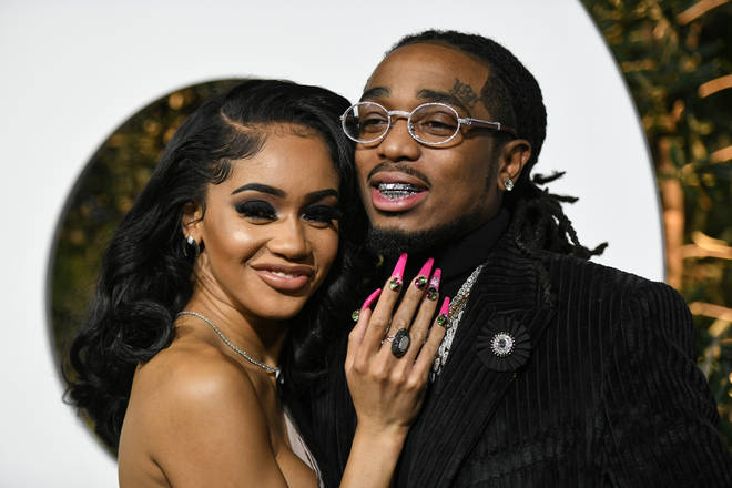 Saweetie revealed she and Quavo had split in a Twitter statement in March 2021.