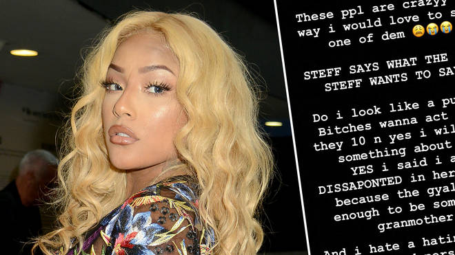 The 'Hurtin' Me' rapper defended herself against Nicki's fans.
