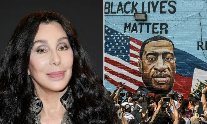 Cher addresses backlash over controversial George Floyd tweet.