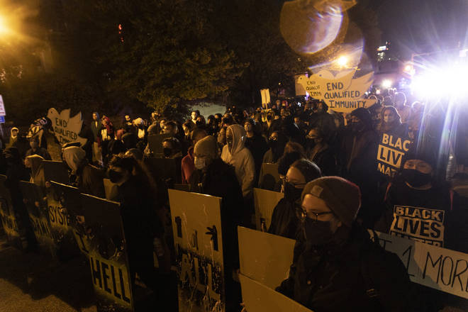 Protests erupt after 16 Year-Old girl Ma'Khia Bryant was shot and killed by Columbus Police