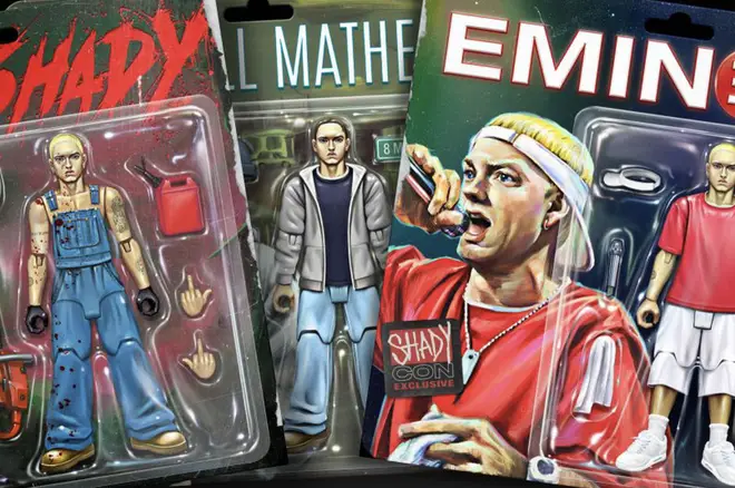 Eminem will be offering NFTs with figurines depicting three of his multi-personalities.