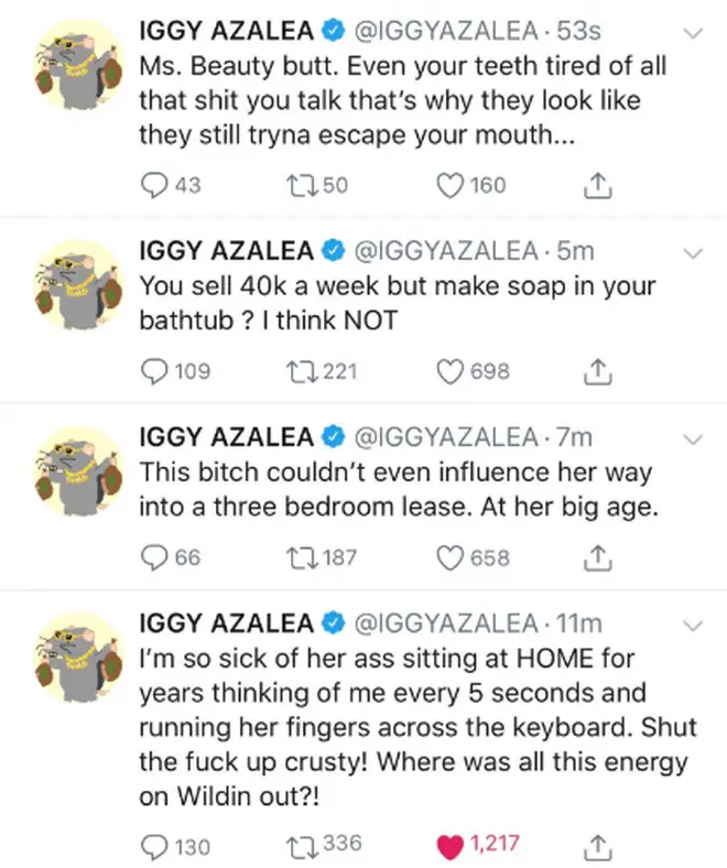 Iggy Azalea Dissing Azealia Banks