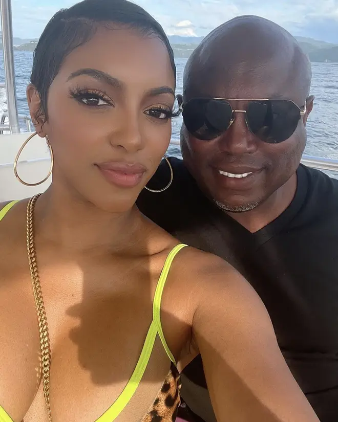 Porsha Williams shares a photo of her and Simon Guobadia on a luxurious boat together.