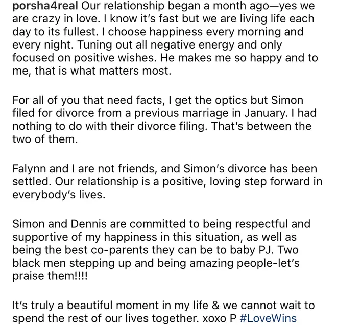 Porsha Williams reveals she got into a relationship with Simon Guobadia