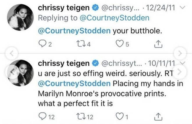 Chrissy Teigen has now apologised for her old tweets.