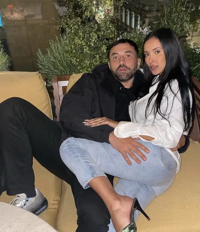 Maya Jama has dispelled rumours that she's romantically linked to Burberry Boss Riccardo Tisci.