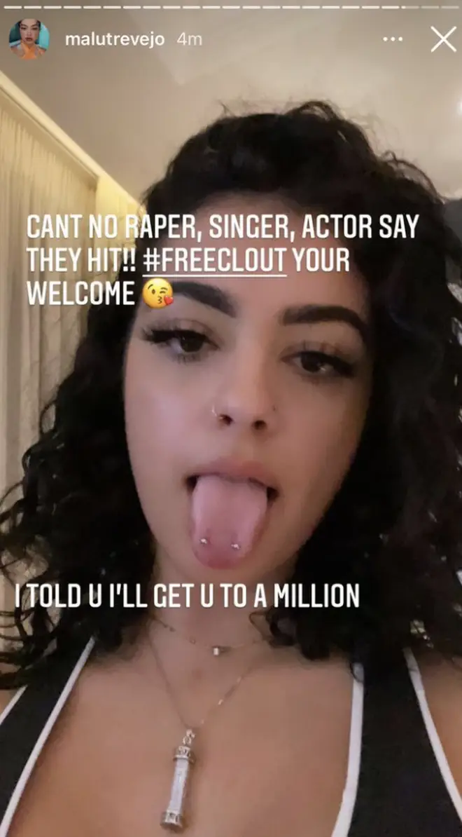 Malu claims she posted with a photo with Central Cee to get his Instagram followers up to 1 Million.
