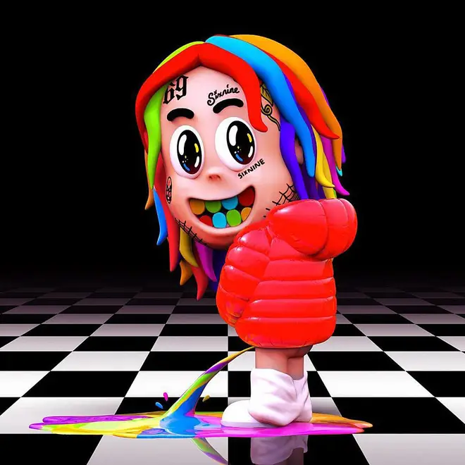 6ix9ine debuted the cover art for 'Dummy Boy' this week.