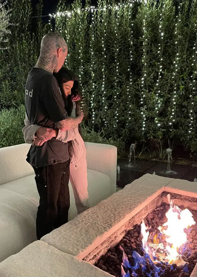 Kourtney and Travis