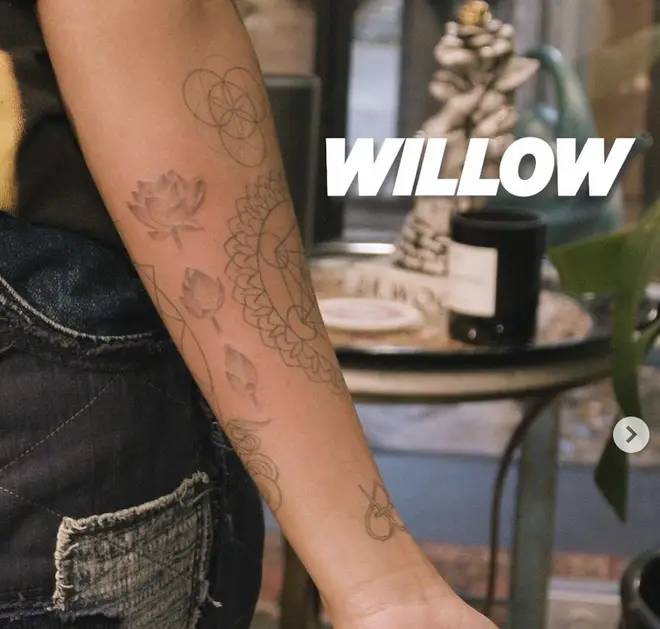 Willow Smith Lotus Tattoo