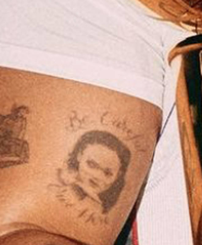 tattoo of Rihannas face