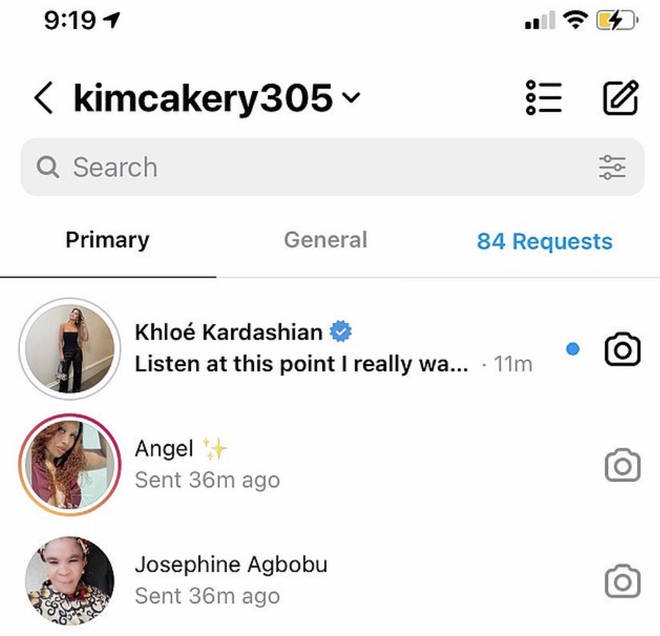 Kimberly Alexander alleges Khloe Kardashian DM'd her on Instagram to address her allegations. However, it has now been revealed the message was 'fake'.
