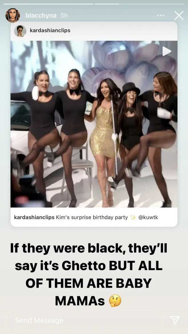 Blac Chyna calls out the Kardashian-Jenner sisters on Instagram