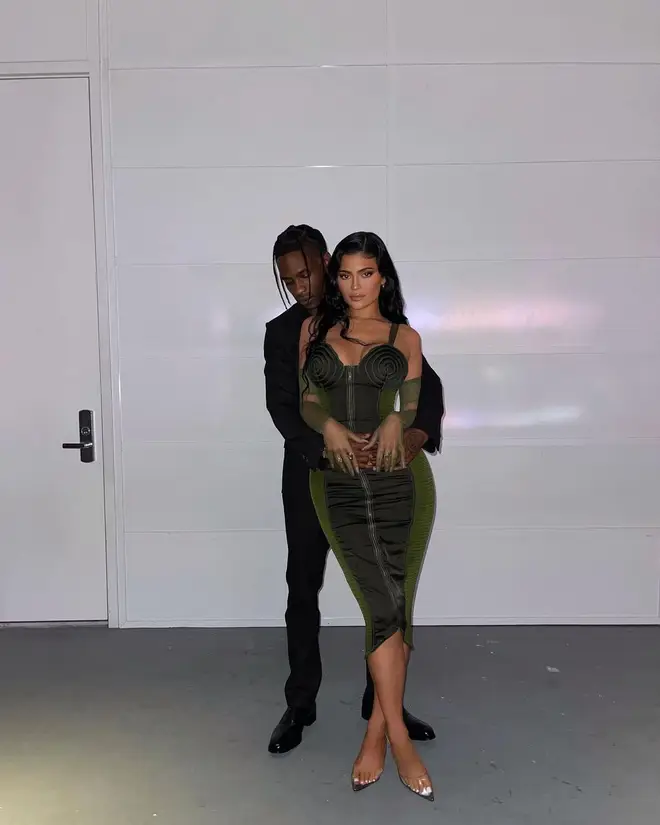 Kylie posted a cosy photo of herself and her ex-boyfriend before the event.