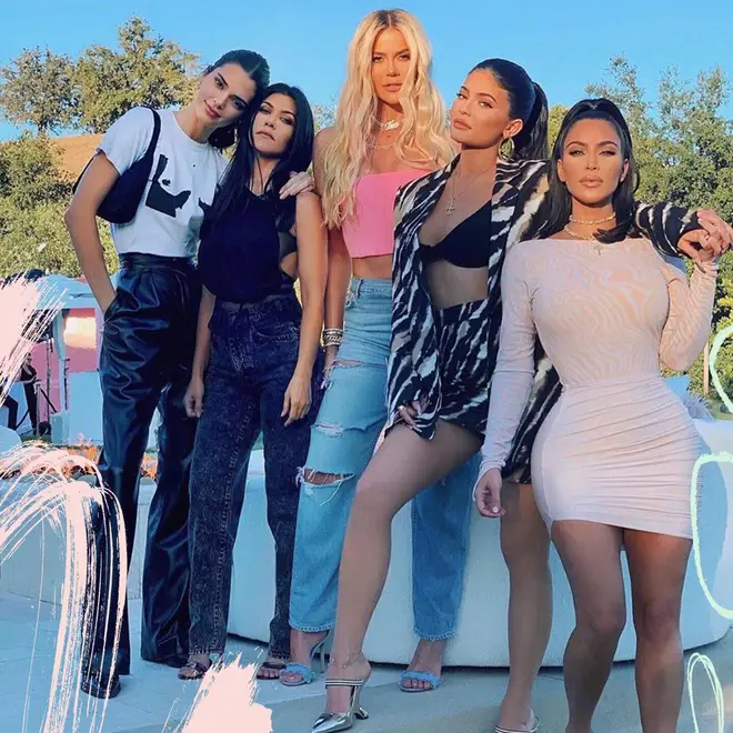 Kim (far right) is thought to be the only billionaire Kardashian.