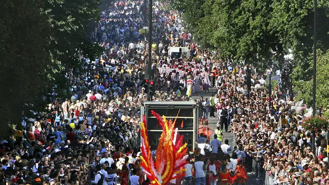 The Notting Hill Carnival takes place on the streets of the Notting Hill area of Kensington, each August over two days.