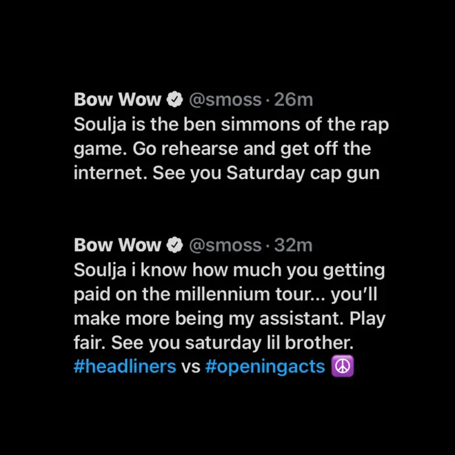 Bow Wow called Soulja Boy the "Ben Simmons of the rap game"