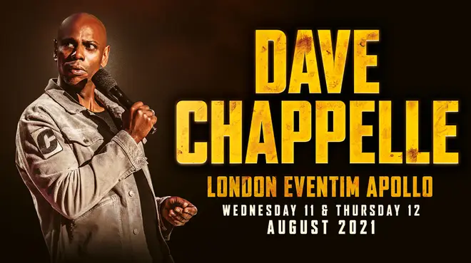Dave Chappelle at the London Eventim Apollo 2021: tickets, dates and more