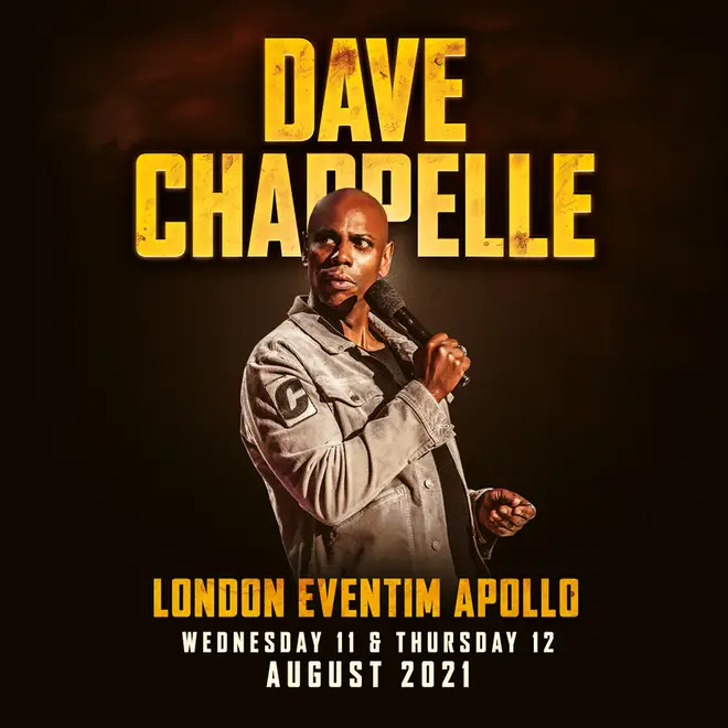 Dave Chapelle is bringing his latest live stand-up show to London this summer.