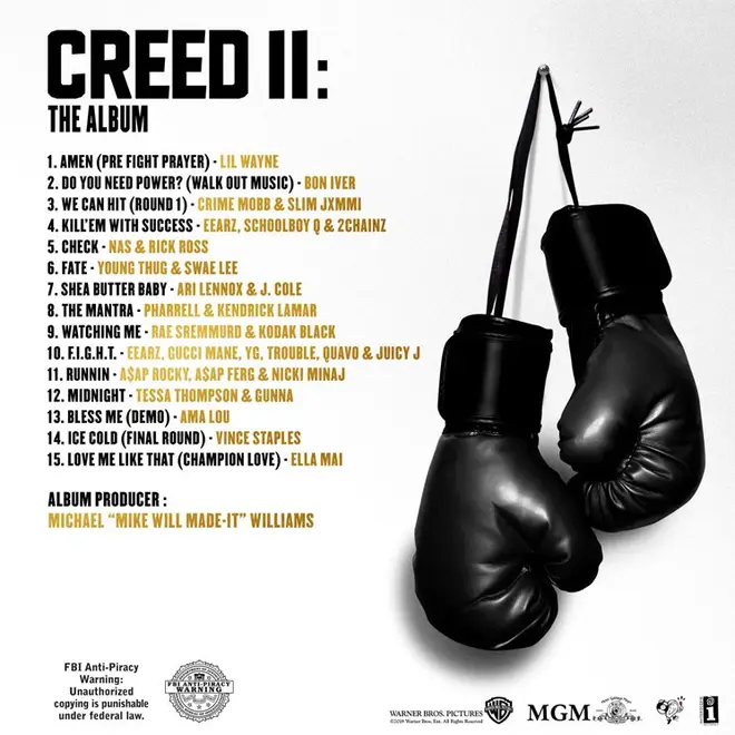 The official 'Creed II' soundtrack.