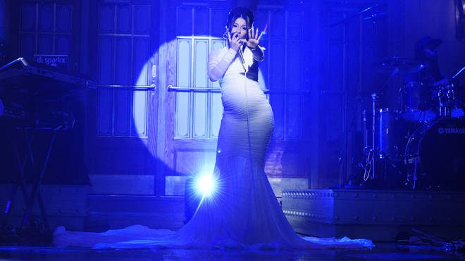 Cardi B also revealed her last pregnancy during a performance