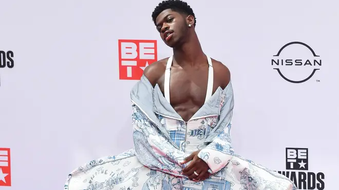 Lil Nas X wore two looks on the red carpet
