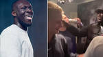 Stormzy joins fans to celebrate England's win