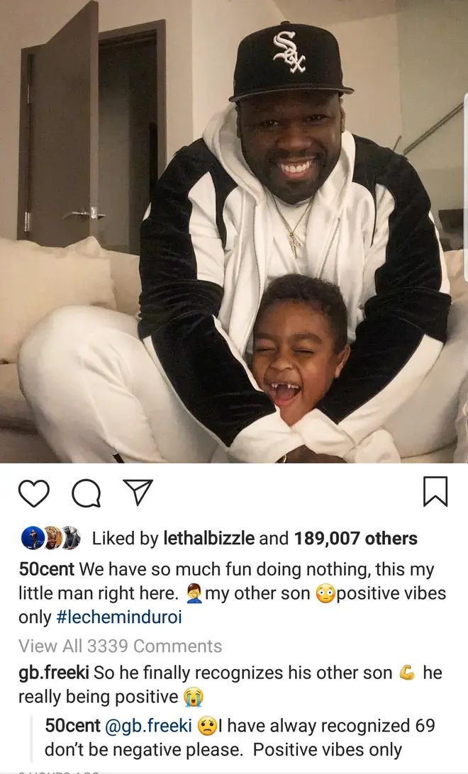 50 Cent and son Sire Jackson