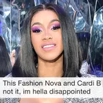 Fans were left "disappointed" by Cardi's collection.