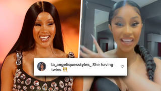Cardi B fans are convinced the star is having twins