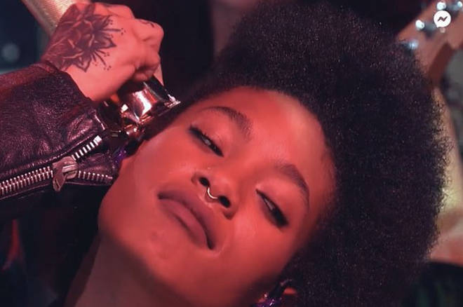 Willow Smith gets her afro shaved off after performing 'Whip My Hair'