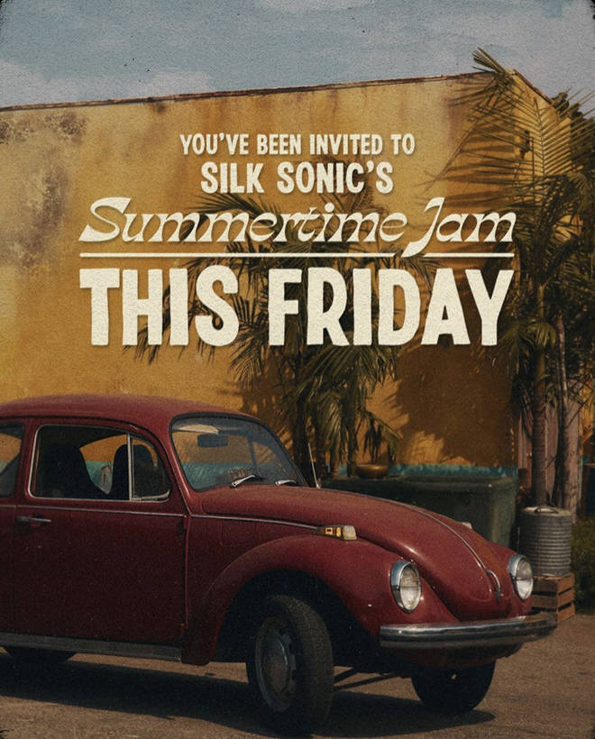 Silk Sonic teased the song 'Skate' on Instagram days before the song was released.
