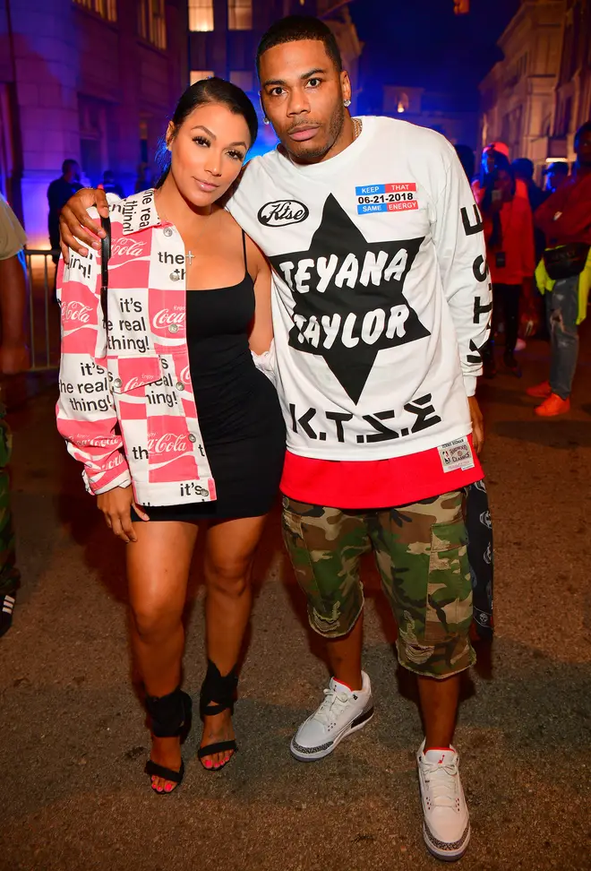 Shantel Jackson (left) has confirmed her split with longtime boyfriend Nelly.