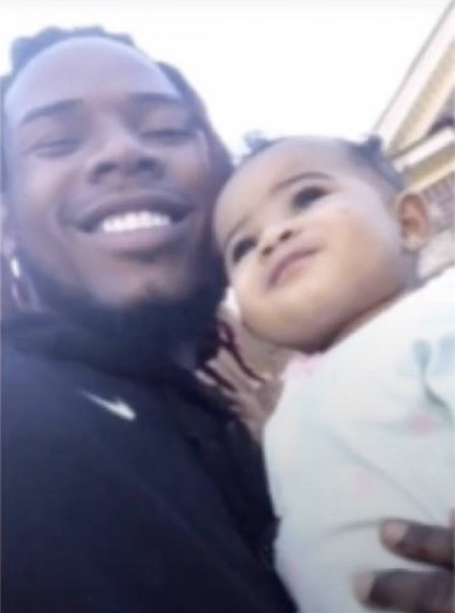 Fetty Wap spotted with his daughter Lauren Maxwell in an old Instagram video.