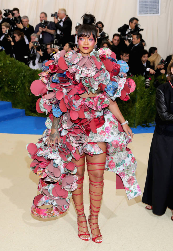 Rihanna is expected to appear at the Met Gala 2021 (pictured here at the 2017 event.)