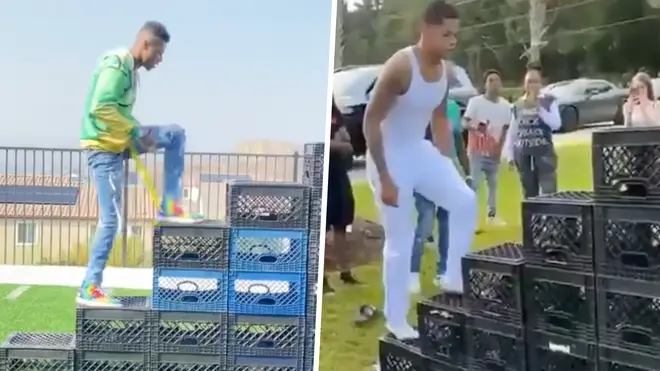 What is the Milk Crate Challenge? Health experts explain dangers of viral video trend