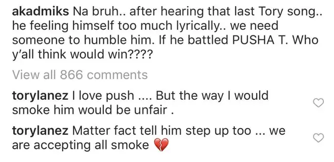 "The way I would smoke him would be unfair."