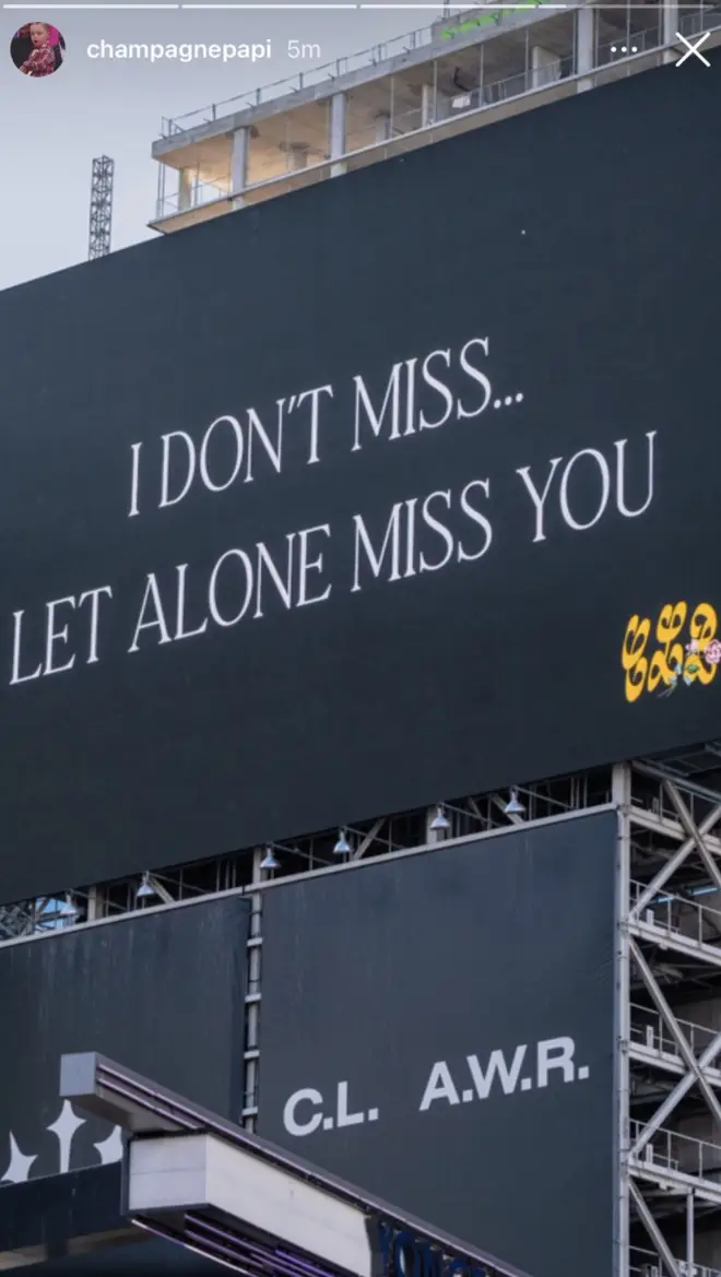 Drake CLB billboard in Toronto