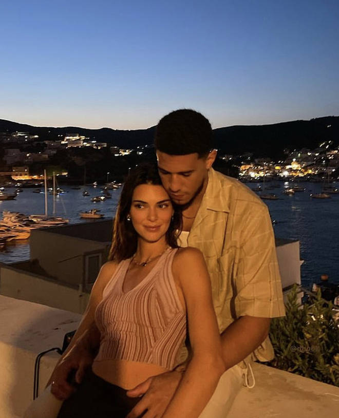 Kendall Jenner cosied up to boyfriend Devin Booker on their Italian vacation.