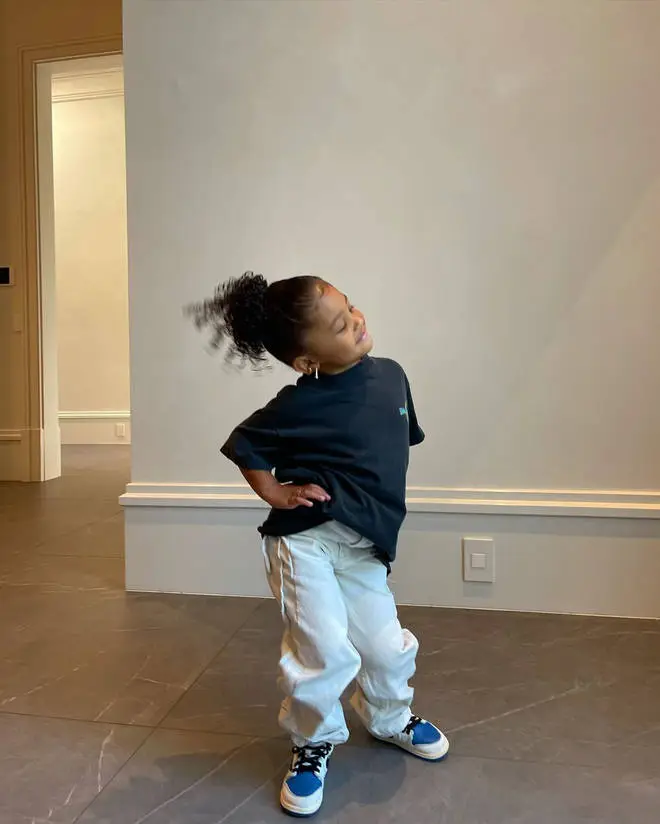 Kylie posted a picture of Stormi