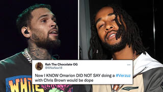 Chris Brown fans react to Omarion wanting to go against him in a 'Verzuz' battle